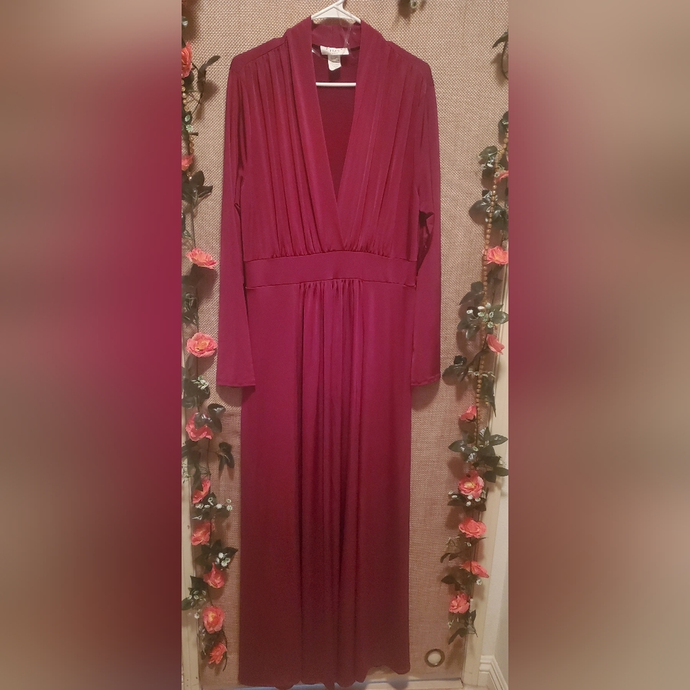 Beautiful burgundy dress